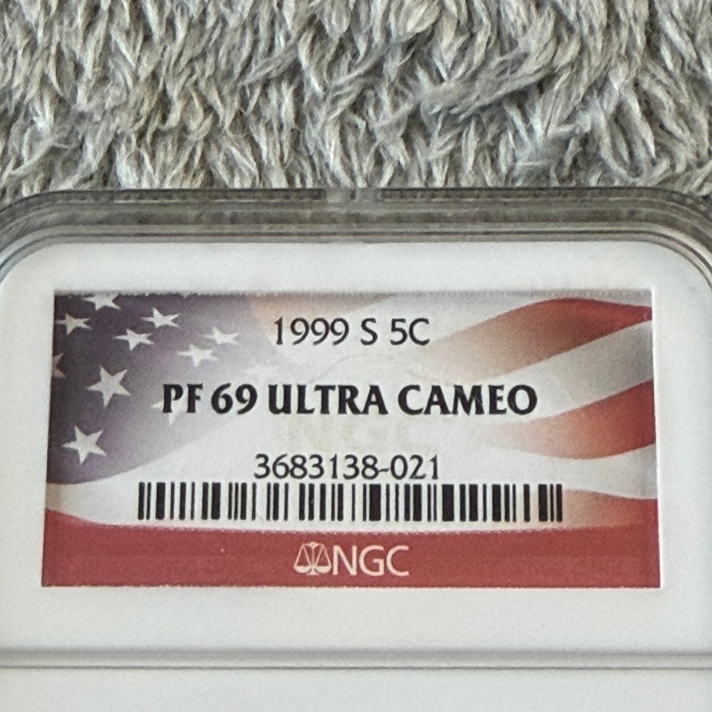 1999 S Jefferson Nickel NGC PF 69 Ultra Cameo Proof 5C US Coin 3683138-021 - Picture 3 of 5